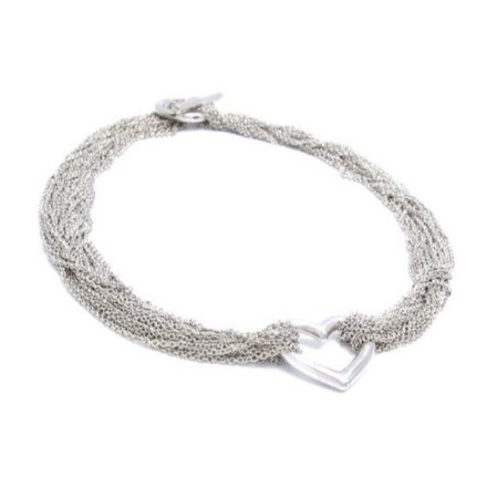 Tiffany & Co. Multi Strand Heart Choker
